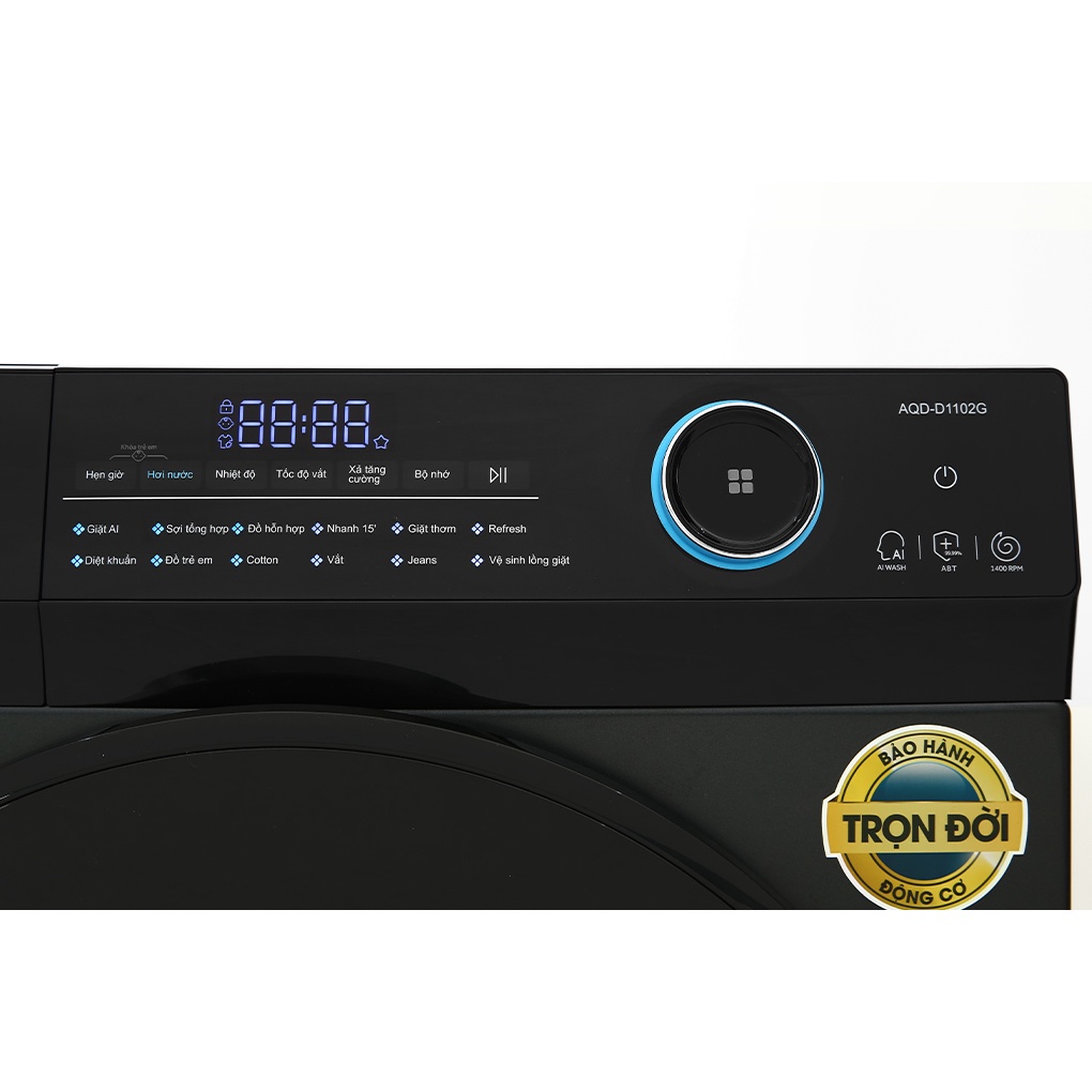 Máy giặt Aqua Inverter 11 kg AQD-D1102G BK