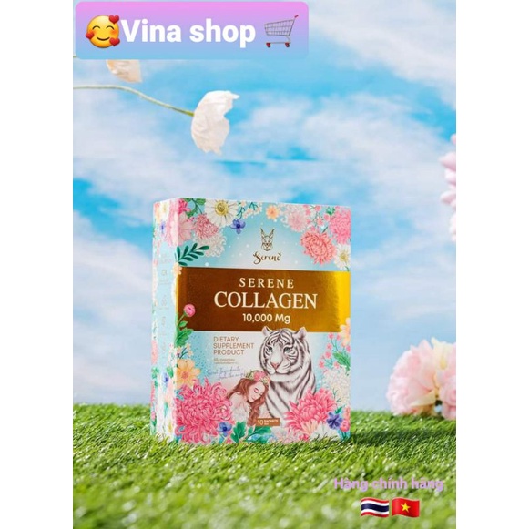 𝗦𝗲𝗿𝗲𝗻𝗲 𝗖𝗲𝗹𝗹𝗮𝗴𝗲𝗻🐯 là Collagen dưỡng da trắng💙 hiệu quả nhất tại 🇹🇭mua2 tặng 1 kem chống nắng 🌞