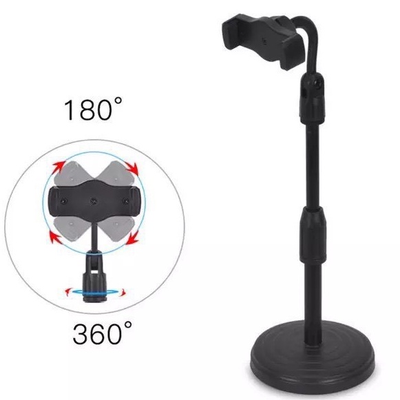 Giá Đỡ Điện Thoại Livestream Xoay 360 Độ Dùng Để Quay Phim Ghi Hình