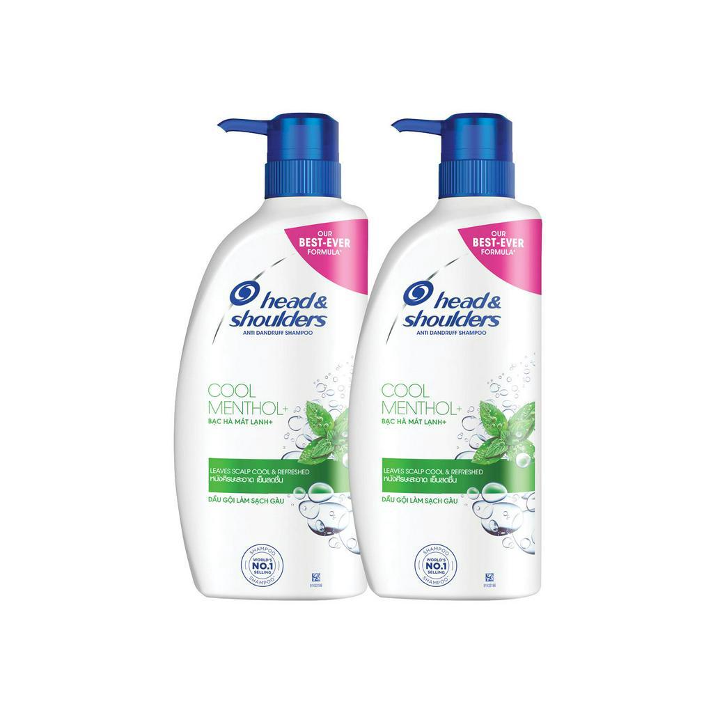 Combo 2 Dầu Gội HEAD &amp; SHOULDERS chai 625ML Hương Bạc Hà