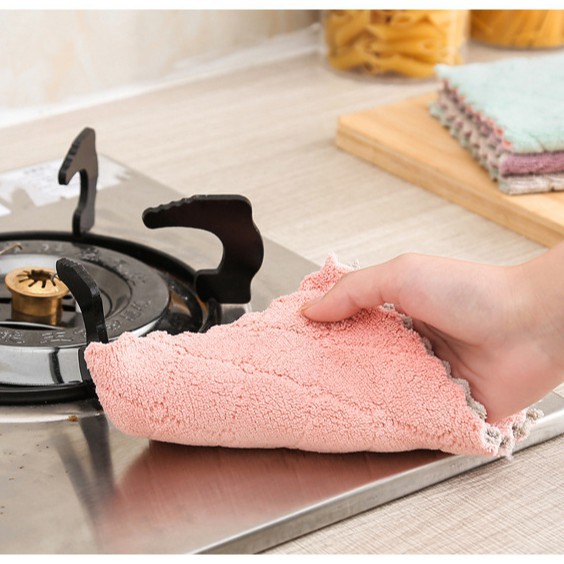 Khăn lau đa năng siêu thấm hút nước dùng lau bếp, bàn ăn, vệ sinh nhà cửa vô cùng thuận tiện- Chất liệu cao cấp | BigBuy360 - bigbuy360.vn