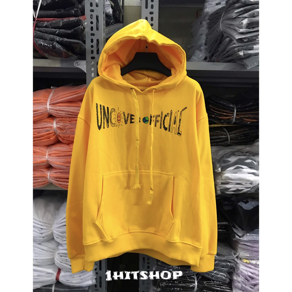 Áo Hoodie UNCOVER OFFICIAL Vàng Unisex | BigBuy360 - bigbuy360.vn