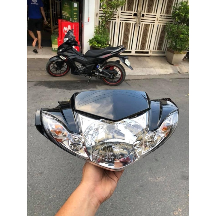 Pha chóa đèn si hello DT10 cho sirius + tặng bợ cổ khi mua ốp
