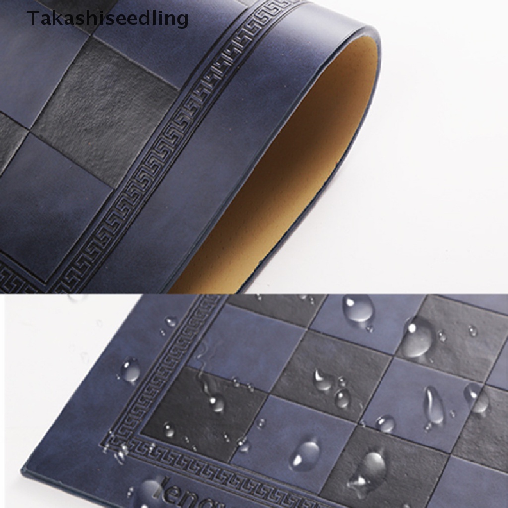 (Takashiseedling) Thảm Chơi Cờ Vua Bằng Da PVC Dập Nổi