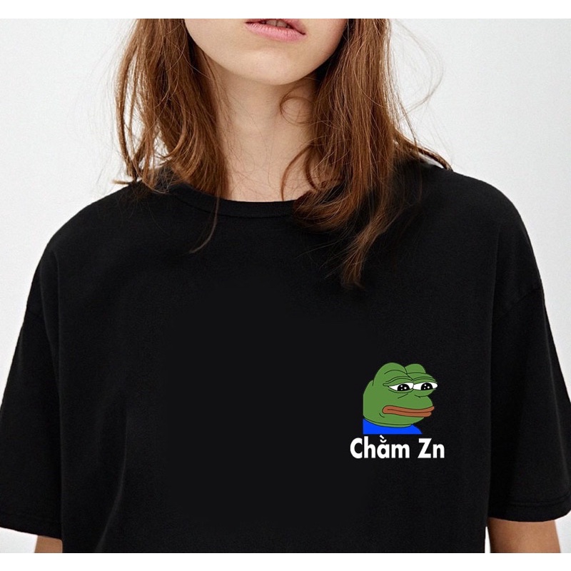 Áo thun Chằm Zn, áo phông gen Z form rộng unisex