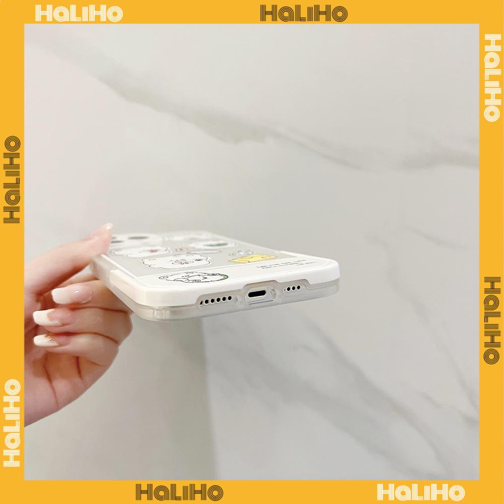 iPhone Case Acrylic Invisible Folding Stand Silicone Soft Case Airbag Shockproof Cover Camera Cartoon Cute Compatible For iPhone 11 Pro Max 13 Pro Max 12 Pro Max 7Plus xr XS Max
