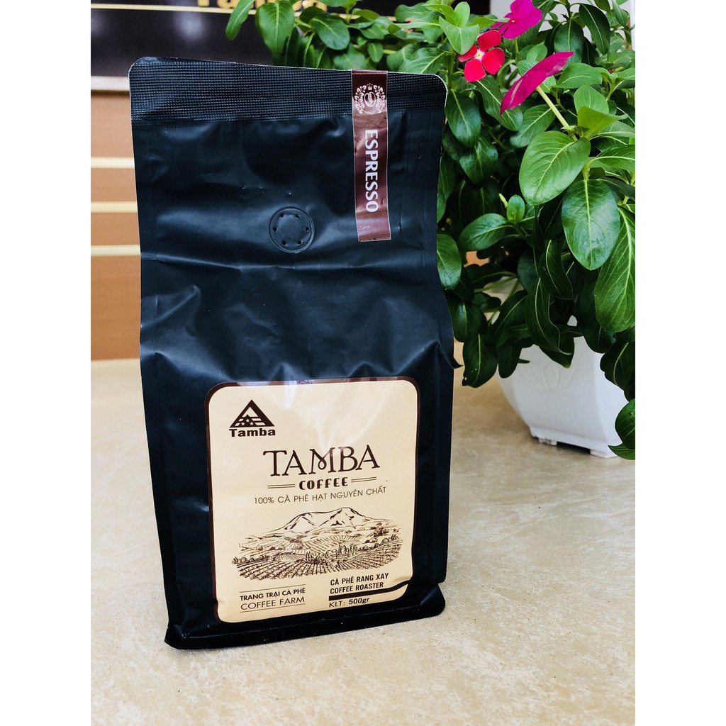 Cà phê hạt Espresso nguyên chất 100% - Dark Roast - Tamba Coffee