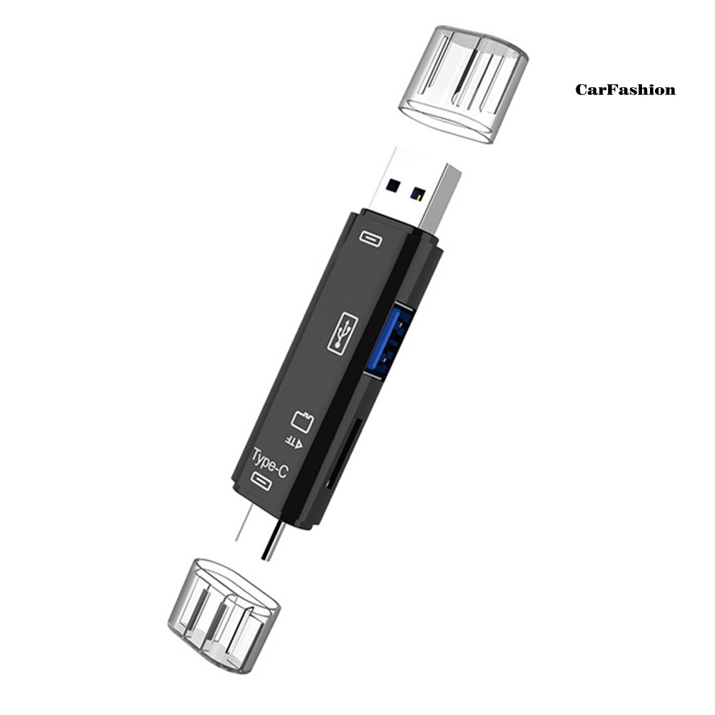 Đầu Đọc Thẻ Nhớ Chs5 Trong 1 Usb 3.0 Type-c Micro Otg Tf