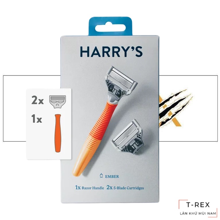 Dao Cạo Râu Harry's 5-Blade Men’s Razor Ember