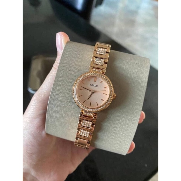 [💥Săn sale Chính hãng] Đồng hồ FOSSIL Nữ Rose Gold 24mm