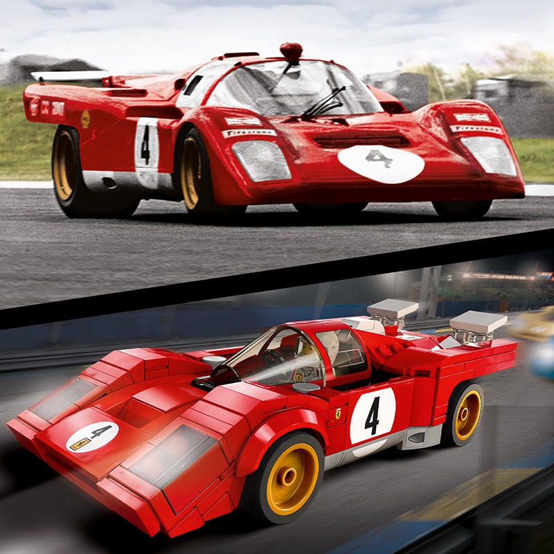 Đồ Chơi LEGO Siêu Xe 1970 Ferrari 512 M 76906 (291 chi tiết)