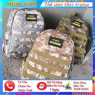 Balo rằn ri quân đội, balo PUBG Unisex lằn ri cho game thủ, có nhiều ngăn đựng đồ tiện lợi.