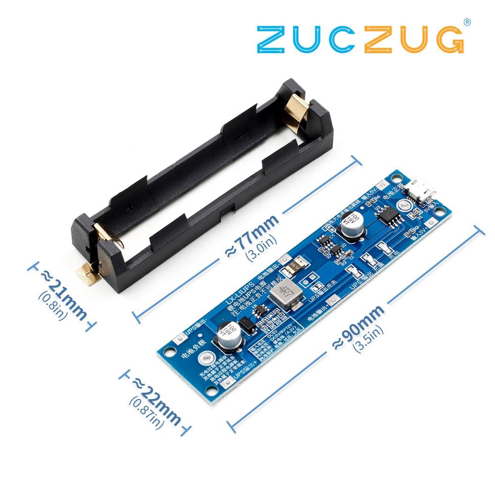 5V/12V 18650 Lithium Battery Boost Step Up Module Charge Discharge the Same Time UPS Protection Board Charger Circuit Li-ion | BigBuy360 - bigbuy360.vn