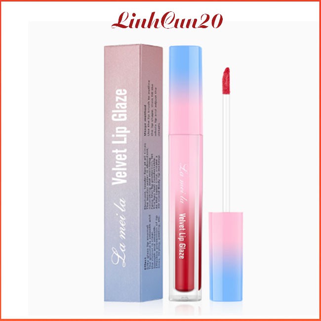 Son kem 6 màu Velvet Lip Glaze Lameila
