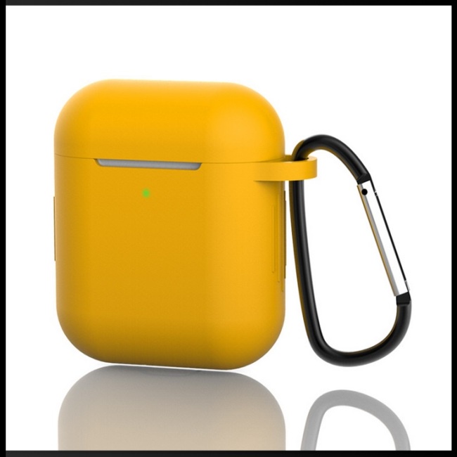 Vỏ Bảo Vệ Hộp Sạc Tai Nghe Airpods 1 / 2 Bằng Silicon Chống Rơi Hình Zevaret Có Móc Treo Tiện Dụng