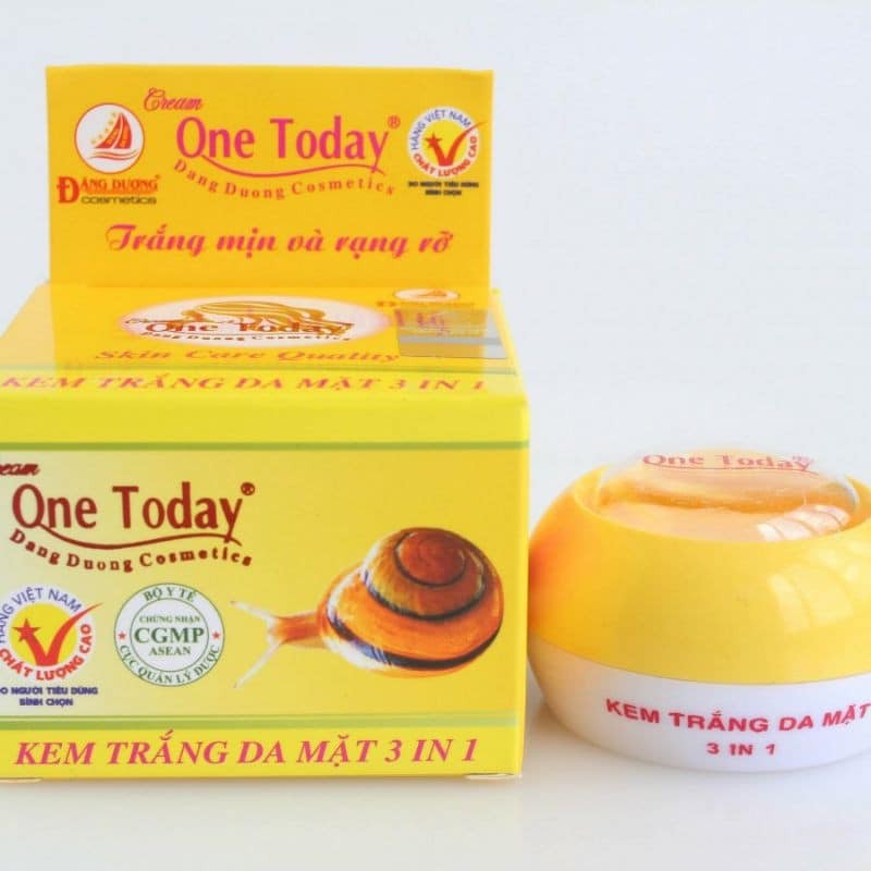 Kem trắng da 3in1 One Today