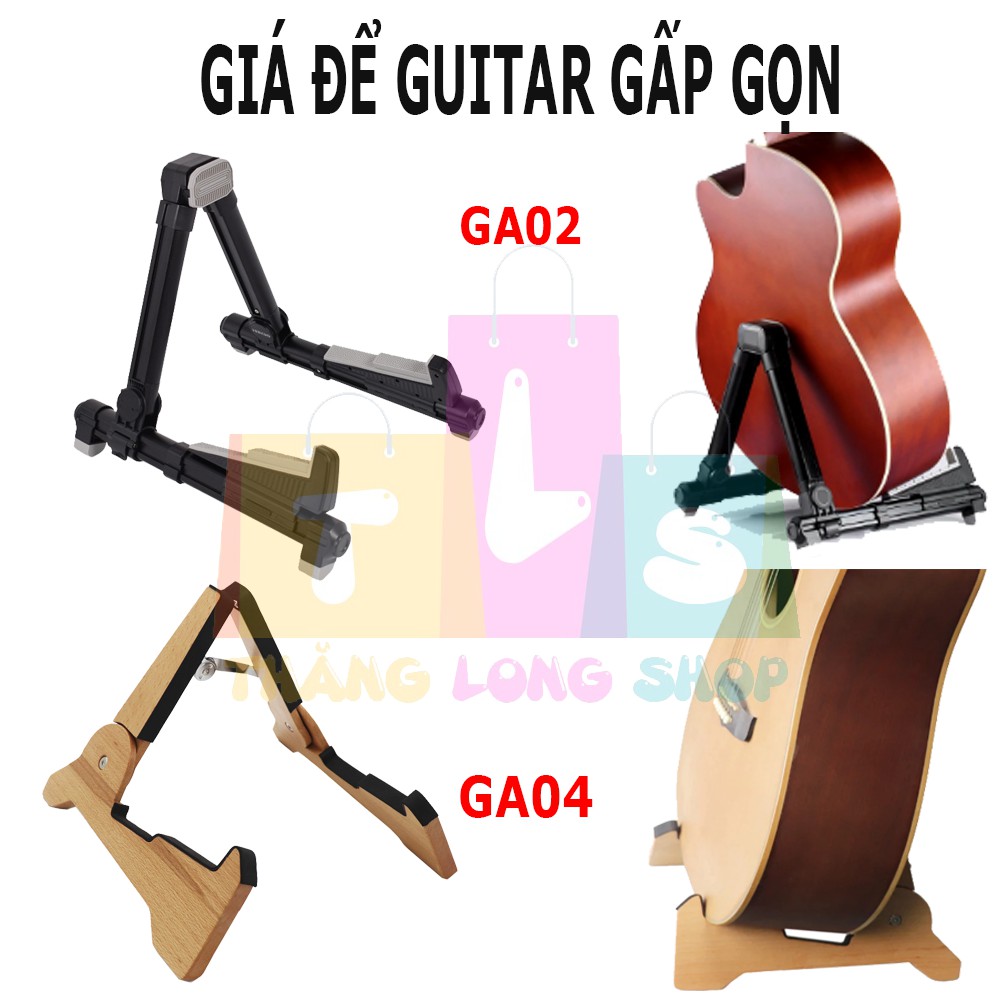 Giá Để Đàn Guitar, Ukulele, Violin, Guitarlele, Mandolin Cao Cấp Gấp Gọn