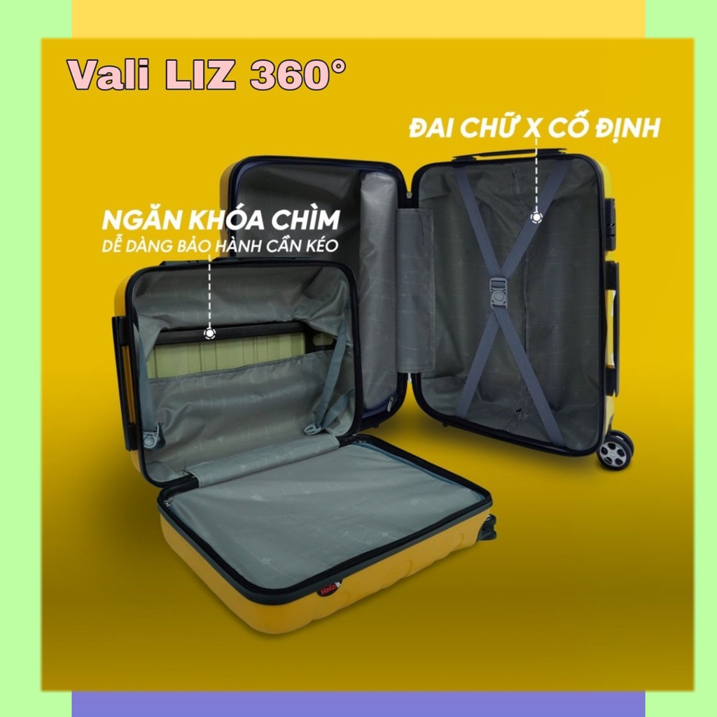 Vali size 28, vali đại lớn nhất, siêu bền chống va đập