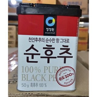 BỘT HẠT TIÊU, TIÊU BỘT HÀN QUỐC 50G - 순후추