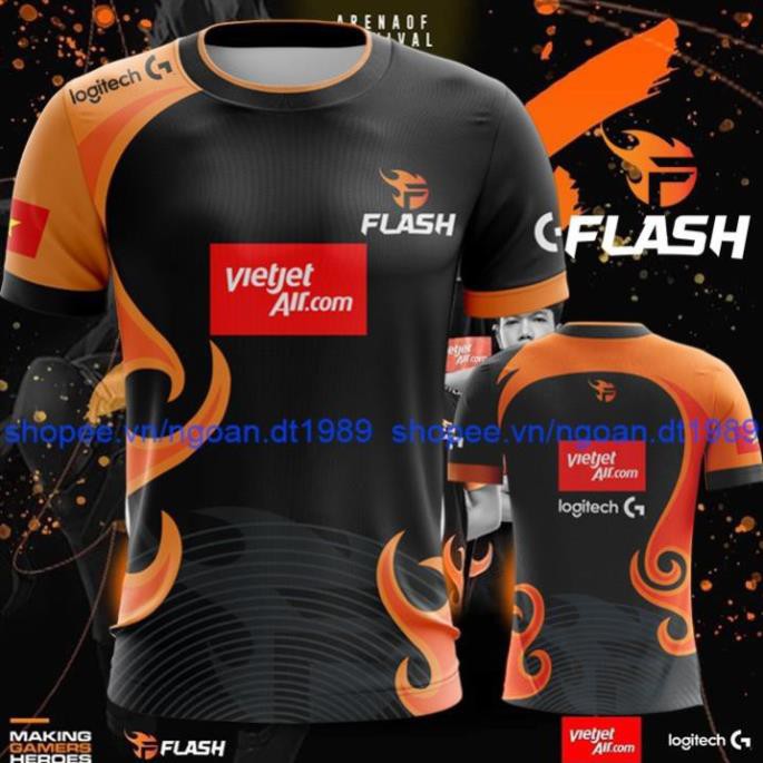 HOT- Áo Liên Quân Team Flash, Áo đội tuyển Team Flash Việt Nam - sale sốc