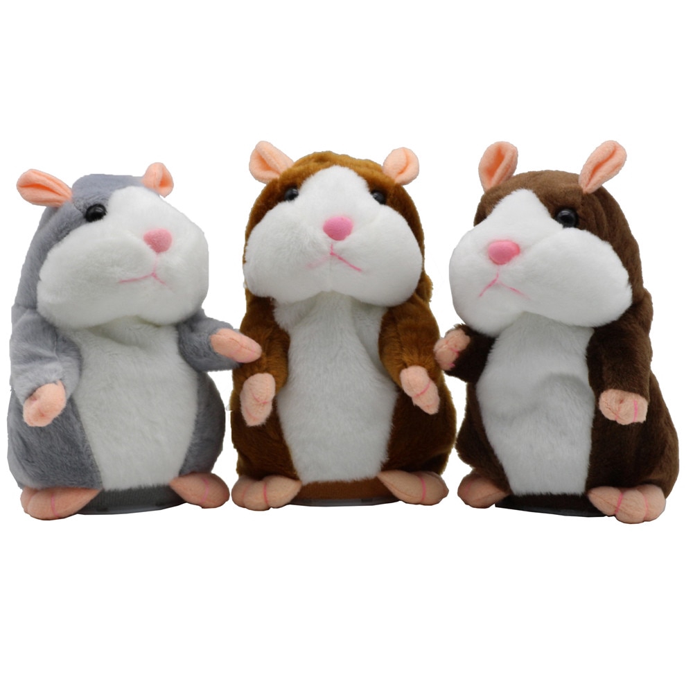 Chuột Hamster Nhồi Bông Biết Nói Kích Thước 16cm