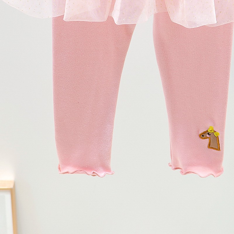 Quần legging thiết kế xinh xắn đáng yêu hợp thời trang cho bé