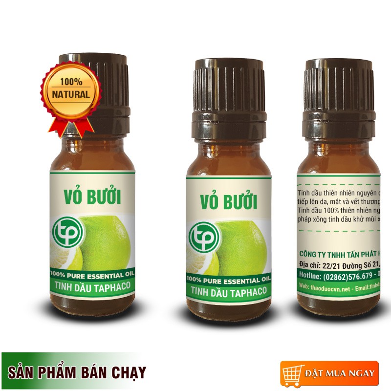 Tinh Dầu Vỏ Bưởi - TaPha Nguyên Chất 10ml