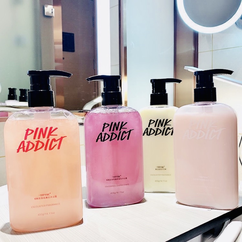 Sữa Tắm Ma Thuật PINK ADDICT Hương Thơm Quyến Rũ Lưu Hương Lâu Dưỡng Ẩm Trắng Da Sữa Tắm SHOWEL GEL PINKADDICT Tự Pha