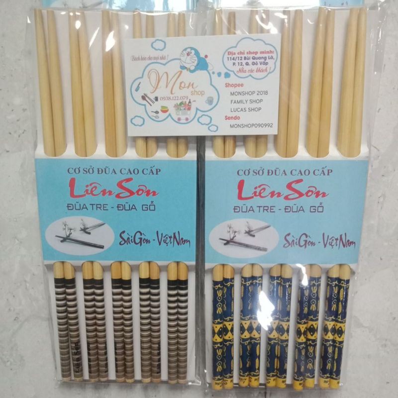 Đũa Tre Hoa Văn Liên Sơn Cao Cấp