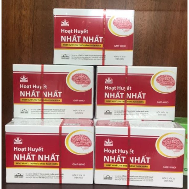 Hoạt huyết nhất nhất giúp lưu thông tuần hoàn máu, ngừa tai biến, đột quỵ, hộp 30 viên coastlinecarepharmacy | BigBuy360 - bigbuy360.vn