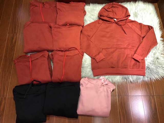 ÁO HODIE TRƠN CÓ MŨ PHONG CÁCH KOREA -HÀNG ORDER CÓ ẢNH THẬT | BigBuy360 - bigbuy360.vn