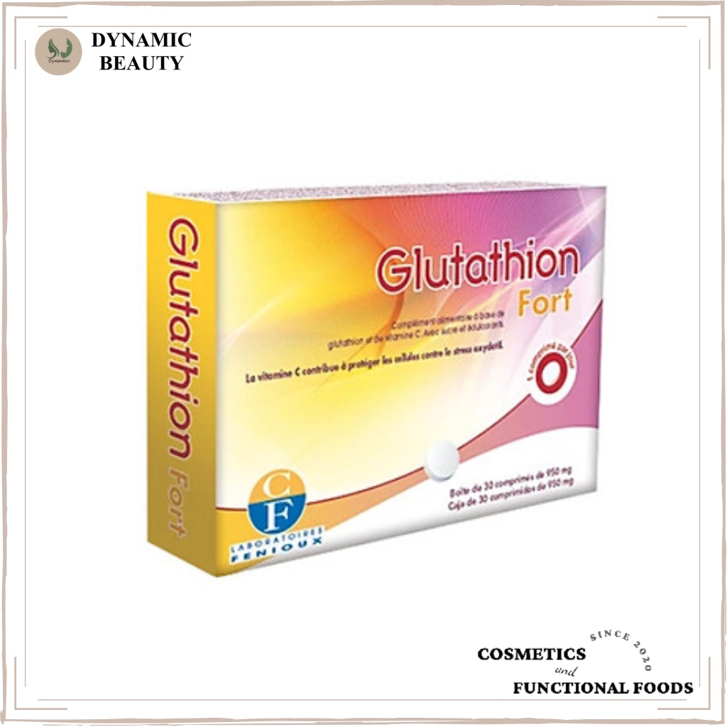 Viên ngậm trắng da Glutathion fort 30 viên của Pháp