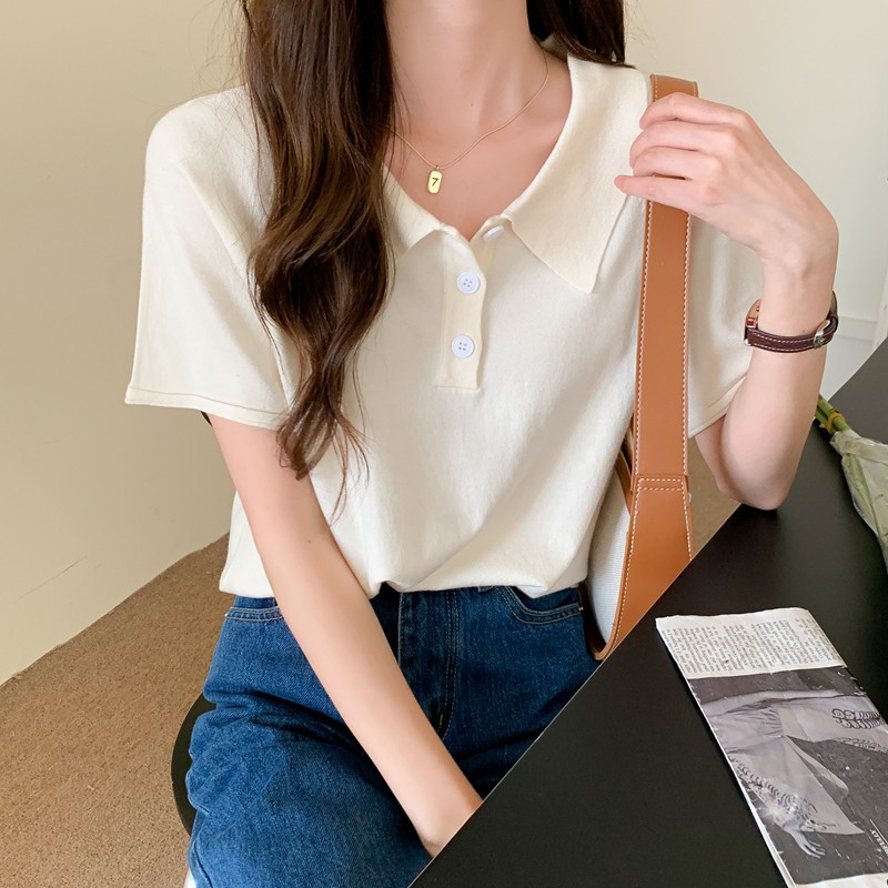  Áo thun polo ngắn tay phong cách retro phương tây | BigBuy360 - bigbuy360.vn