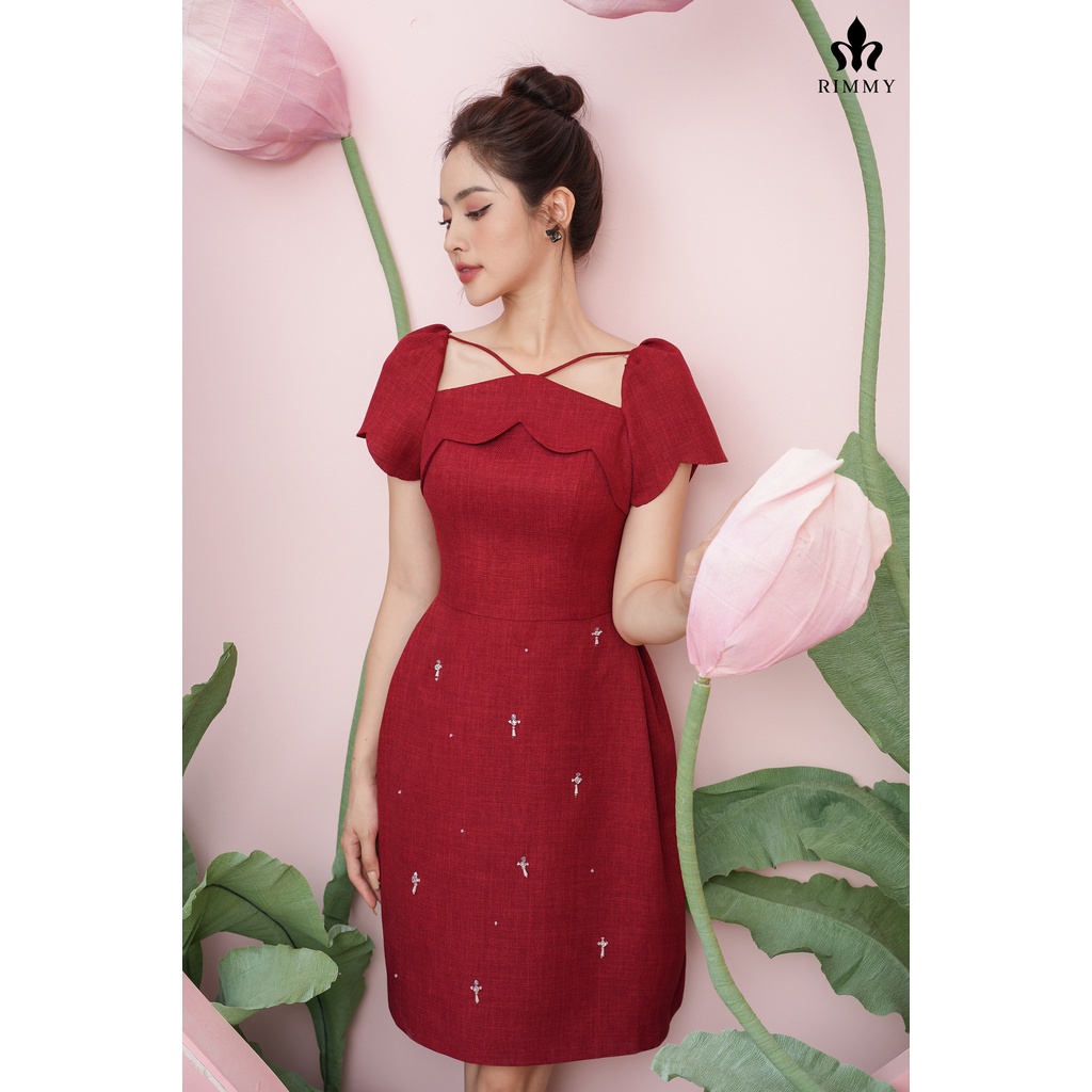 Đầm thiết kế dự tiệc đính đá tinh xảo Rimmy Masena Dress