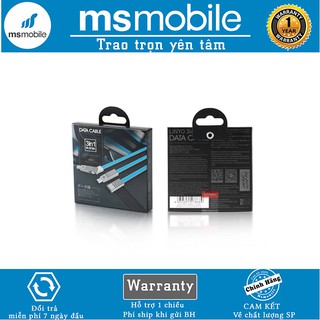 Cáp sạc remax rc-072th - 3 in 1 lightning & micro & type-c - chính hãng