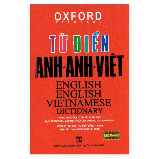 Sách Từ Điển Anh Anh Việt Bìa Cứng Đỏ MCTD8841