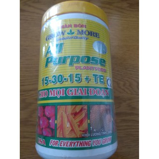 Phân bón lá Grow more NPK 15-30-15 +TE - chai 500 gram