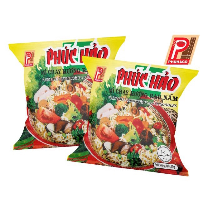 Mì Chay Rau Nấm Phúc Hảo - 30 gói - 65 gr