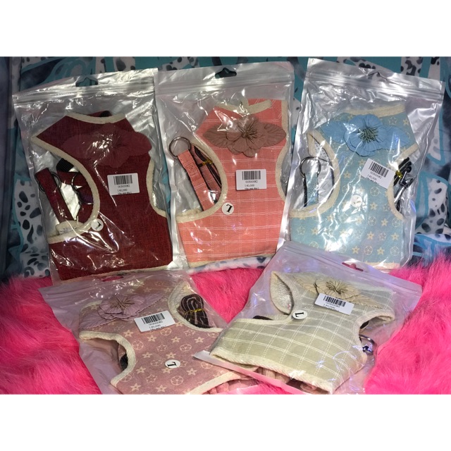 [LXPET] Dây dắt kèm áo yếm cho chó mèo
