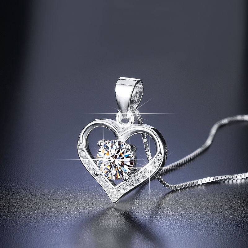 Vòng cổ Bạc sterling Cao Cấp Làm Quà Tặng Valentine Cho Nữ