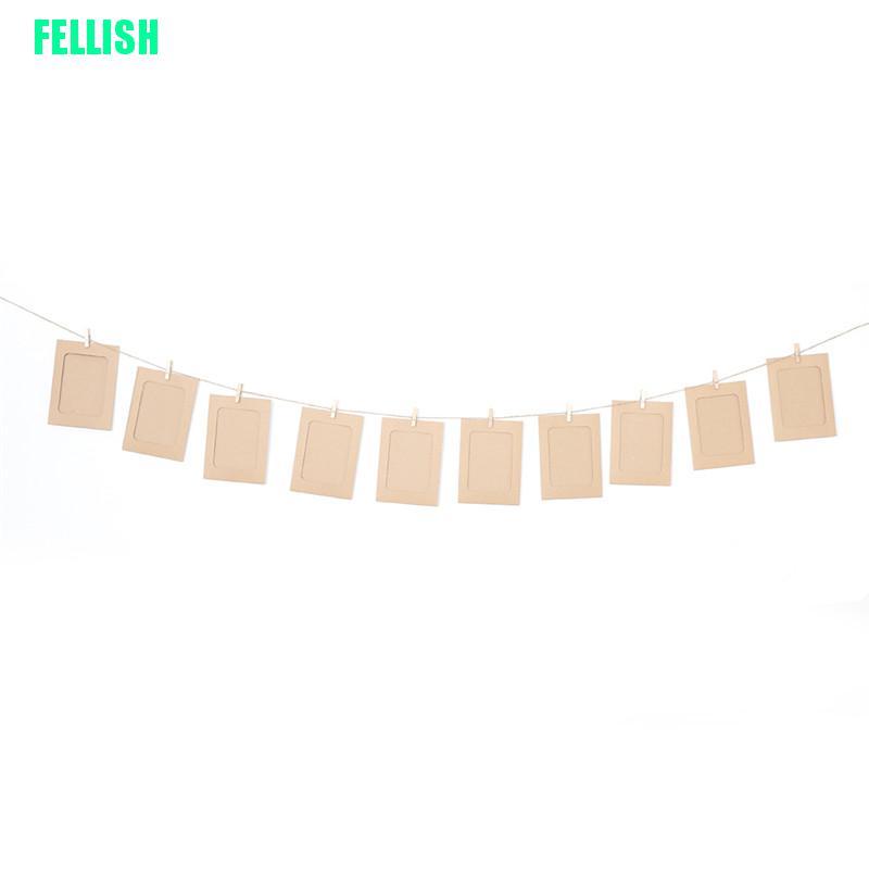 Bộ 10 Khung Giấy Treo Ảnh Kích Thước 6 Inch