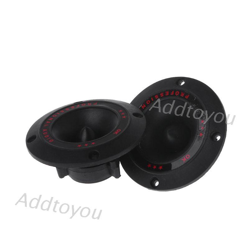 2PCS Piezoelectric Tweeter 3" Audio Speaker Treble Ceramic Piezo Loudspeaker PA/DJ