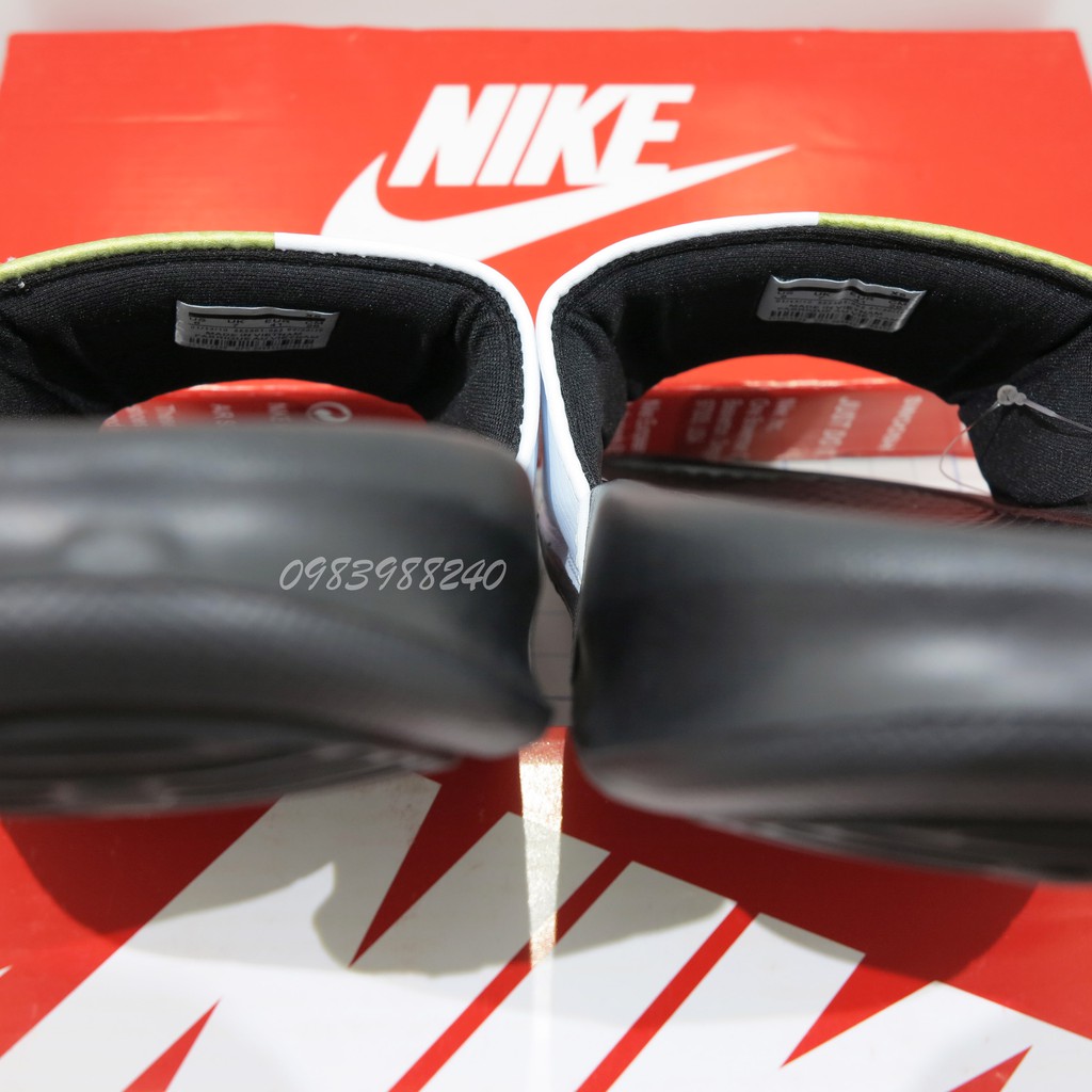 [Hộp Nike] Dép Nike Nk quai ngang phối2 màu nam nữ đầy đủ tem, mác, lót dày, tem size in nhiệt trong lót, tặng hộp Nk.