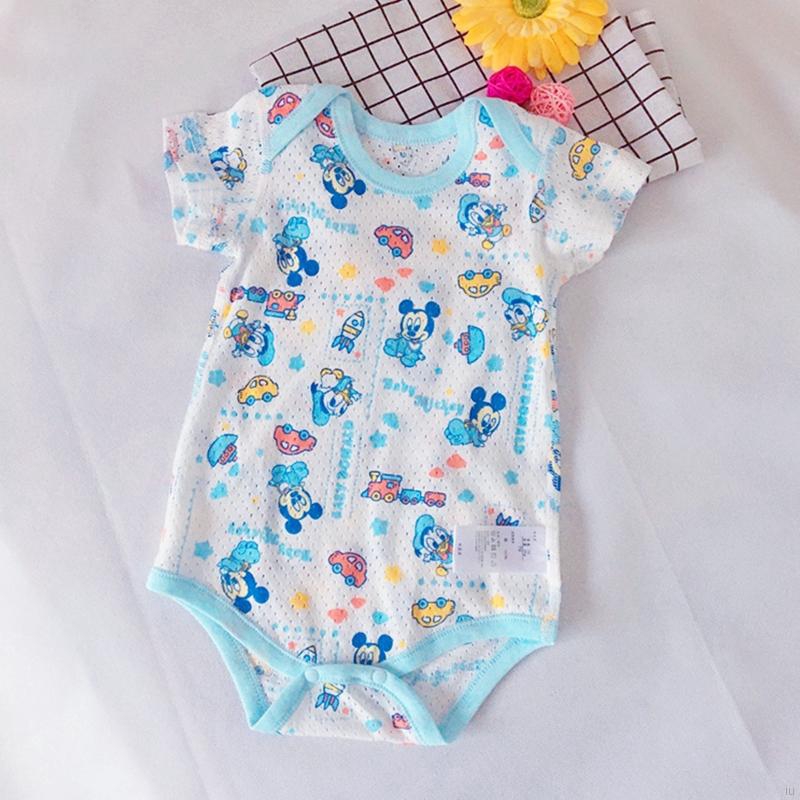 Jumpsuit tay ngắn họa tiết Anpanman đáng yêu cho bé