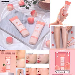 Kem đào dưỡng trắng da nâng tone Hàn Quốc - Peach Whipping Tone Up Cream