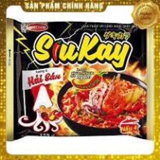 Mì SiuKay Acecook 3vị (Hải Sản ,Bò ,Gà cay Phô Mai)