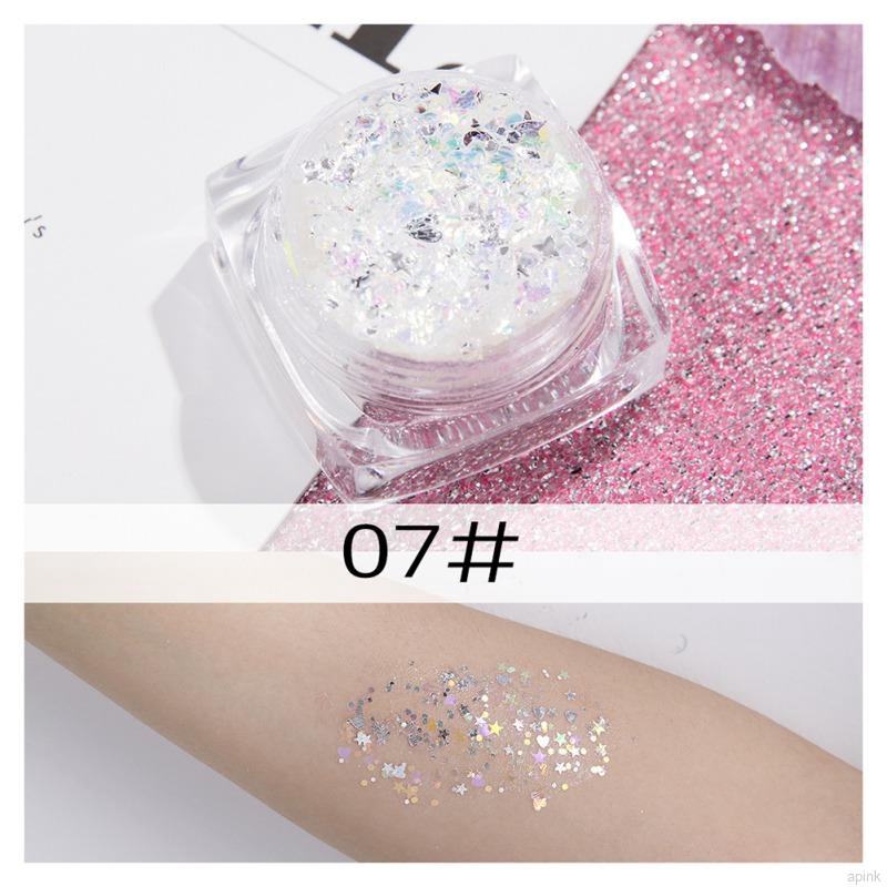 [Hàng mới về] Gel kim tuyến lấp lánh lâu trôi trang điểm mắt và móng tay