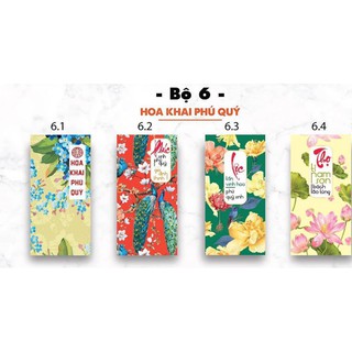 SPECIAL SET 5: BAO LÌ XÌ TẾT 2022 ĐỘC ĐÁO SANG TRONG - HOA KHAI PHÚ QUÝ