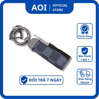 Móc chìa khóa xe, móc chìa khóa nhà da caro cao cấp sang trọng aoi official store
