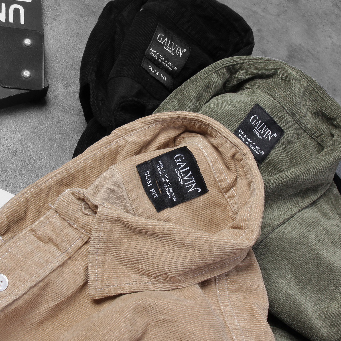 Sơ mi Galvin nhung trơn, áo công sở SMGV62 - Leo Vatino | BigBuy360 - bigbuy360.vn